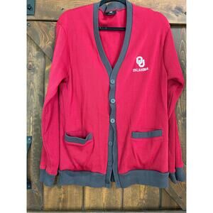 Vintage Colosseum men’s large OU Oklahoma Sooners cardigan